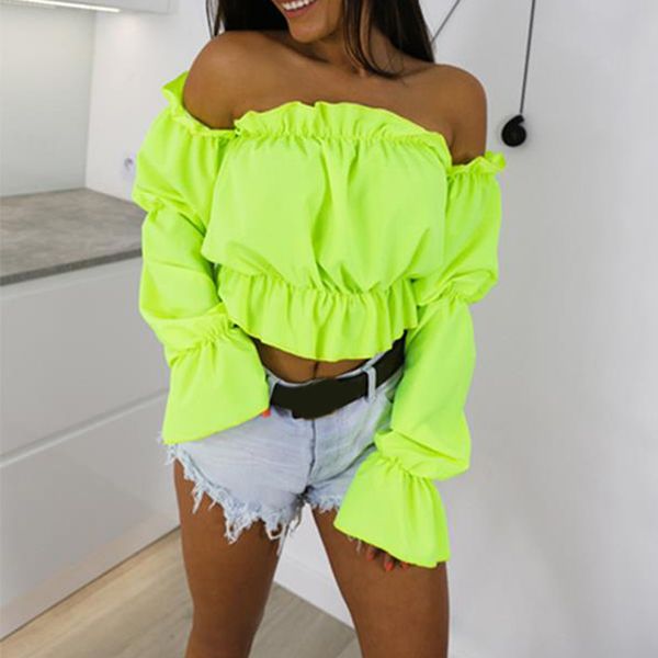 2019 candy color off shoulder crop women summer dot print lantern sleeve shirts lady slash neck beach, White
2019 candy color off shoulder crop women summer dot print lantern sleeve shirts lady slash neck beach, White