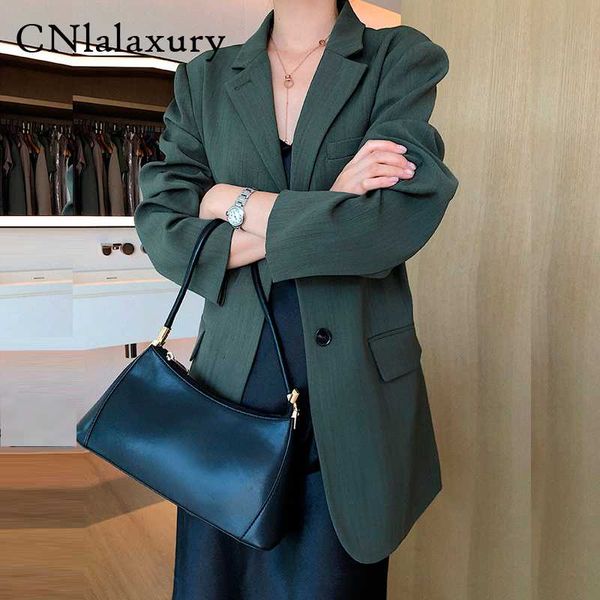 women dark green blazer feminino loose suit vintage casual blazers 2020 autumn new office lady jacket coat femel chaqueta mujer, White;black
women dark green blazer feminino loose suit vintage casual blazers 2020 autumn new office lady jacket coat femel chaqueta mujer, White;black