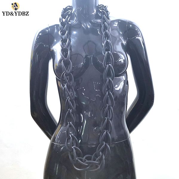 yd&ydbz handmade rubber choker european punk style simple fashion chain necklace party girl exclusive hyperbole big jewelry, Silver
yd&ydbz handmade rubber choker european punk style simple fashion chain necklace party girl exclusive hyperbole big jewelry, Silver
