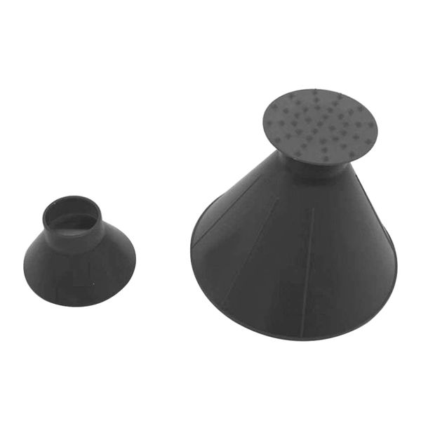 new windshield 2 in 1 scrape scraper clean snow remover tool portable cone shaped funnel for car
new windshield 2 in 1 scrape scraper clean snow remover tool portable cone shaped funnel for car