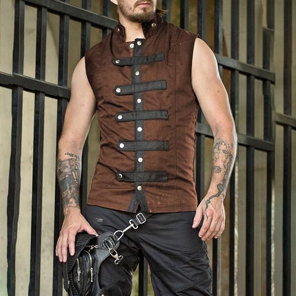 mens vest men brown performance sleeveless casual stage button down sleeveless jacket autumn winter vintage slim fit waistcoat, Black;white
mens vest men brown performance sleeveless casual stage button down sleeveless jacket autumn winter vintage slim fit waistcoat, Black;white
