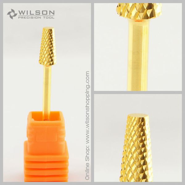 2pcs - tapered barrel bits - coarse (c-1140088) gold wilson carbide nail drill bit
2pcs - tapered barrel bits - coarse (c-1140088) gold wilson carbide nail drill bit