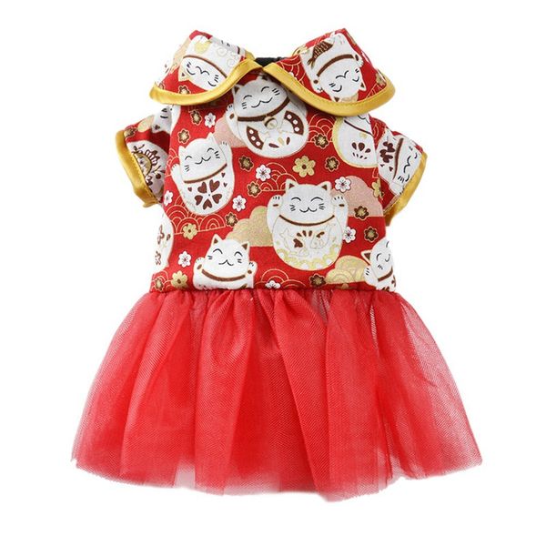 red chinese style cotton dog dress cat dress small pet cat skirt clothes puppy winter dog coat apparels costume
red chinese style cotton dog dress cat dress small pet cat skirt clothes puppy winter dog coat apparels costume