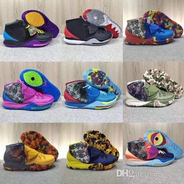 kyrie 6 mens pre-heat shanghai beijing jet black basketball shoes designers irving 6s nyc miami houston heal the world sports sneakers 7-12, White;red
kyrie 6 mens pre-heat shanghai beijing jet black basketball shoes designers irving 6s nyc miami houston heal the world sports sneakers 7-12, White;red