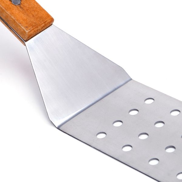 wood handle stainless steel riveted restaurant bbq grilling spatula turner tool rxjb
wood handle stainless steel riveted restaurant bbq grilling spatula turner tool rxjb