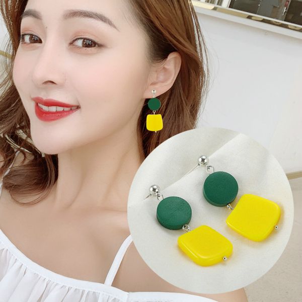 korean fashion personality hit color wood acrylic simple earrings 2019 fashion jewelry earrings, Golden;silver
korean fashion personality hit color wood acrylic simple earrings 2019 fashion jewelry earrings, Golden;silver