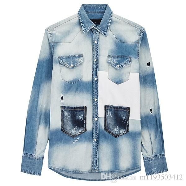 2019 new fashion autumn winter mens designer jackets washed patchwork distressed denim man slim streetwear hip hop coat size -3xl, White;black
2019 new fashion autumn winter mens designer jackets washed patchwork distressed denim man slim streetwear hip hop coat size -3xl, White;black