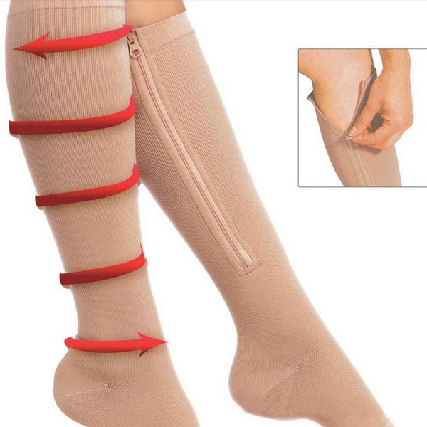 outdoor sport cycling socks yoga socks breathable zipper compression knee leg support open toe m&l, Black
outdoor sport cycling socks yoga socks breathable zipper compression knee leg support open toe m&l, Black
