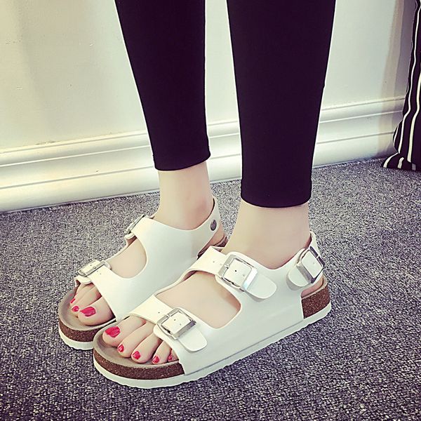 black/white solid cork sandals women double buckle belt platform sandalias 35-44 big size lover's beach cork sandalias mujer
black/white solid cork sandals women double buckle belt platform sandalias 35-44 big size lover's beach cork sandalias mujer