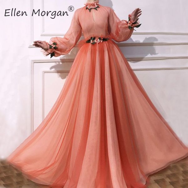 saudi arabian coral evening dresses vintage 2019 muslim long sleeve high neck flowers a line tulle vestidos de gala party gowns, White;black
saudi arabian coral evening dresses vintage 2019 muslim long sleeve high neck flowers a line tulle vestidos de gala party gowns, White;black