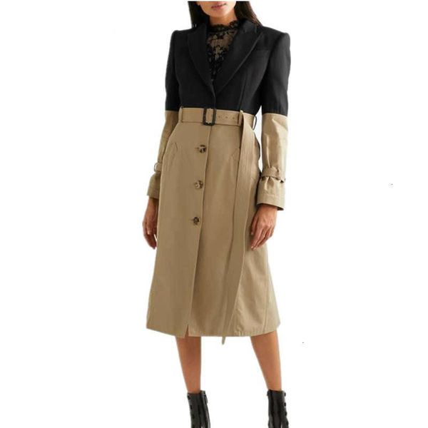 spring trench coat women 2020 elegant faux 2 pieces office lady dress coat single breasted blazer straight long female y973, Tan;black
spring trench coat women 2020 elegant faux 2 pieces office lady dress coat single breasted blazer straight long female y973, Tan;black