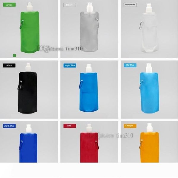 новые 480ml складная бутылка бутылки воды портативный складной спорт воды drinkware мешок воды 1000шт много i195
новые 480ml складная бутылка бутылки воды портативный складной спорт воды drinkware мешок воды 1000шт много i195