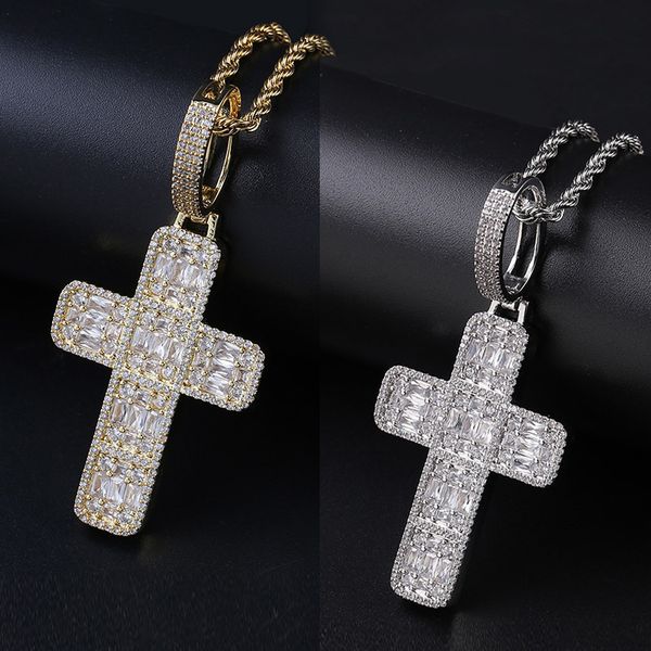 2020 новый 18k позолоченный cz кубический циркон крест ожерелье twist цепи персонализированный полный алмазный подвеска hip hop ювелирные по, Silver
2020 новый 18k позолоченный cz кубический циркон крест ожерелье twist цепи персонализированный полный алмазный подвеска hip hop ювелирные по, Silver