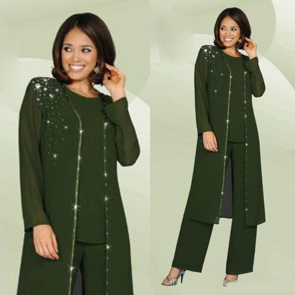 glamorous three-piece chiffon mother of the bride pant suits with long jacket crystals crew neck long sleeve evening groom mother dress, Black;red
glamorous three-piece chiffon mother of the bride pant suits with long jacket crystals crew neck long sleeve evening groom mother dress, Black;red