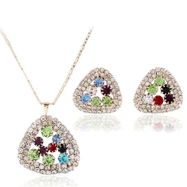 colorful diamonds charm earrings pendant necklaces for women fashion diamond designer jewelry set wedding bride evening dress accessories, Silver
colorful diamonds charm earrings pendant necklaces for women fashion diamond designer jewelry set wedding bride evening dress accessories, Silver