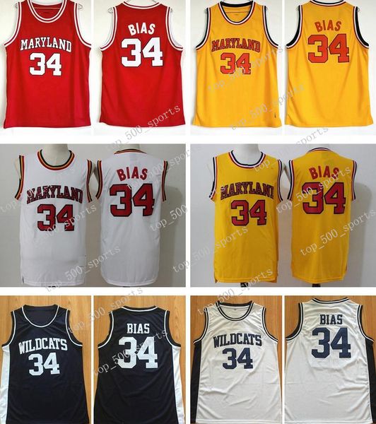 mens 1985 maryland terps 34 len bias college basketball jerseys vintage len bias northwestern wildcats high school stitched shirts s, Black
mens 1985 maryland terps 34 len bias college basketball jerseys vintage len bias northwestern wildcats high school stitched shirts s, Black