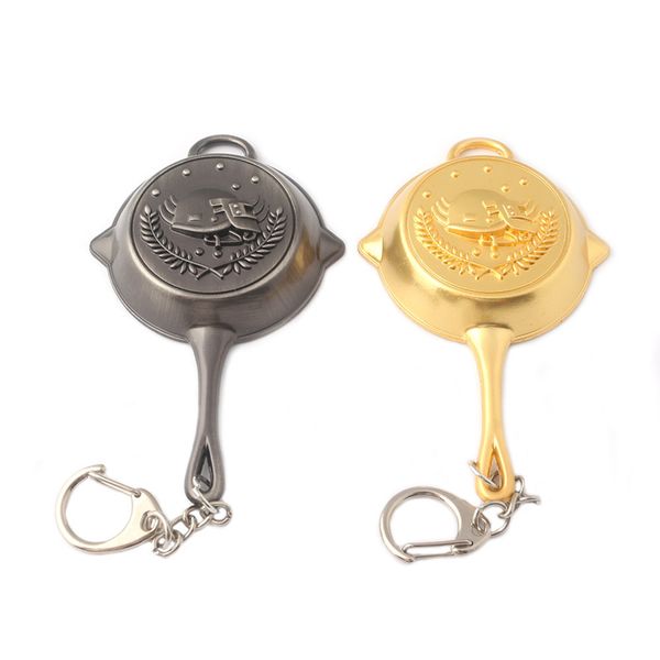 zinc alloy jedi survival pan keychain jewelry wholesale car keyring gold black saucepan for men women child gift, Silver
zinc alloy jedi survival pan keychain jewelry wholesale car keyring gold black saucepan for men women child gift, Silver