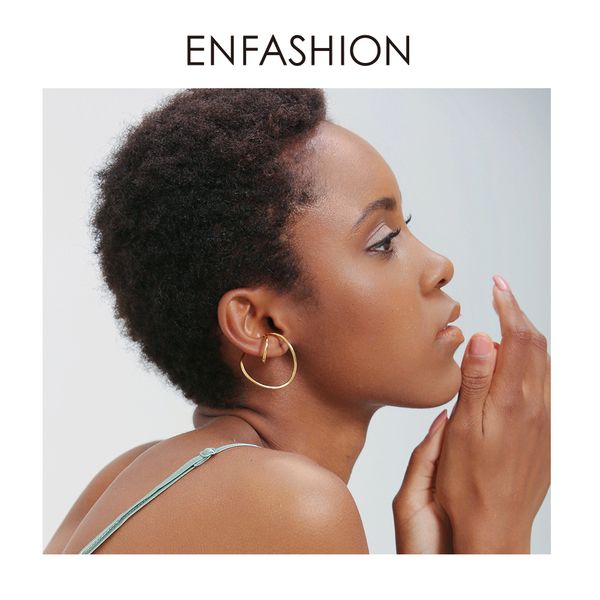 enfashion punk geometric ear cuff clip on earrings for women gold color line earings without piercing jewelry kolczyki ec191020, Golden
enfashion punk geometric ear cuff clip on earrings for women gold color line earings without piercing jewelry kolczyki ec191020, Golden