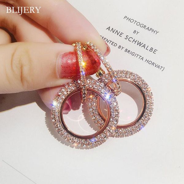 blijery trendy statement earrings gold gold color crystal circles hoop earrings wedding party rhinestones for women, Golden
blijery trendy statement earrings gold gold color crystal circles hoop earrings wedding party rhinestones for women, Golden