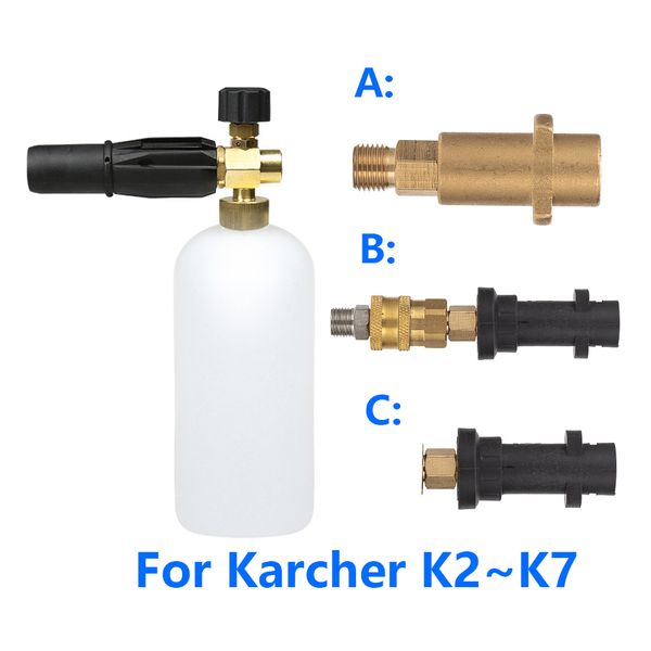 for mjjc brand with foam gun for karcher k2 - k7, snow foam lance all karcher k series pressure washer
for mjjc brand with foam gun for karcher k2 - k7, snow foam lance all karcher k series pressure washer