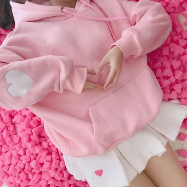 harajuku women hoodies sweatshirts fashion long sleeve heart embroidery sweatshirt winter fleece casual hoodie pullover, Black
harajuku women hoodies sweatshirts fashion long sleeve heart embroidery sweatshirt winter fleece casual hoodie pullover, Black