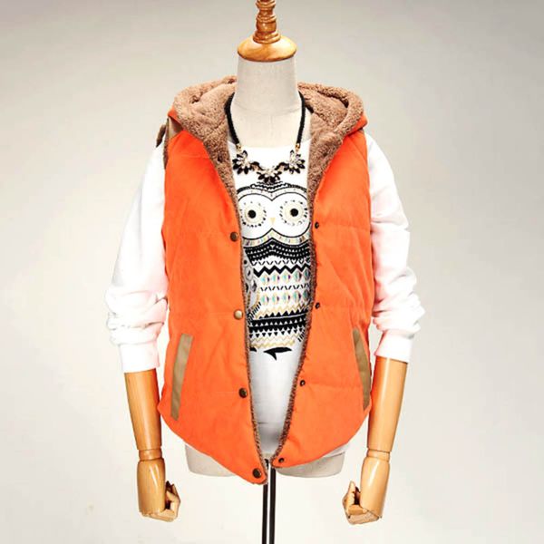 new fashion autumn winter vest women hooded vest slim plus velvet thermal down cotton thick with a hood, Black;white
new fashion autumn winter vest women hooded vest slim plus velvet thermal down cotton thick with a hood, Black;white