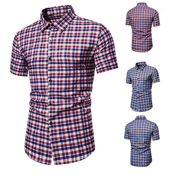 designer shirts fashion natural color shirts casual short sleene lapel neck mens shirts plaid print mens, White;black
designer shirts fashion natural color shirts casual short sleene lapel neck mens shirts plaid print mens, White;black