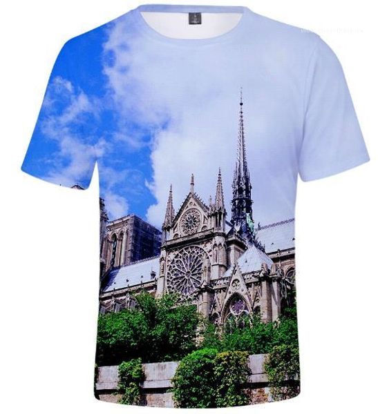 tshirts fashion men women o neck printed tees short sleeved new summer notre dame de paris, White;black
tshirts fashion men women o neck printed tees short sleeved new summer notre dame de paris, White;black