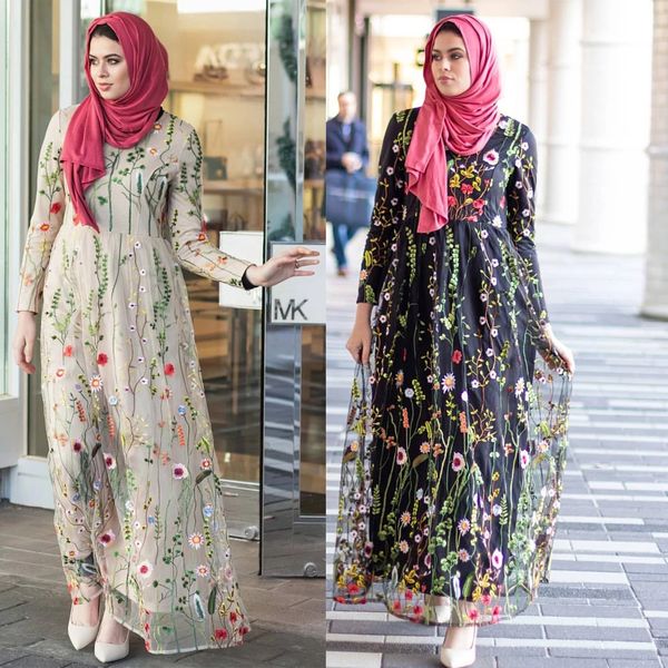 insins selling online red european and american womens fashion mesh flower embroidered dress muslim dress6241, White;black
insins selling online red european and american womens fashion mesh flower embroidered dress muslim dress6241, White;black