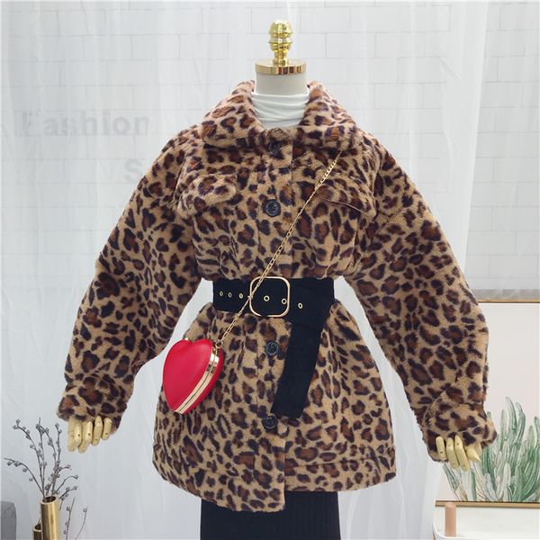 2019 new fashion women's clothing leopard print jacket long section loose long sleeve thick warm cotton jack, Black
2019 new fashion women's clothing leopard print jacket long section loose long sleeve thick warm cotton jack, Black