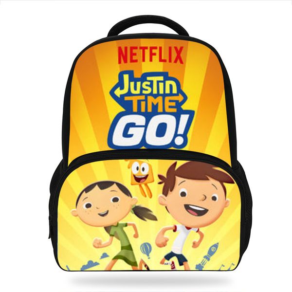 2019 cartoon justin time go children backpacks for teenage girls school bags movie character book bags for kids boys
2019 cartoon justin time go children backpacks for teenage girls school bags movie character book bags for kids boys