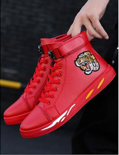 brand designer tiger print ace embroidered high-sneakers black leather casual fashion luxury red sneakers men's women's clothing l
brand designer tiger print ace embroidered high-sneakers black leather casual fashion luxury red sneakers men's women's clothing l
