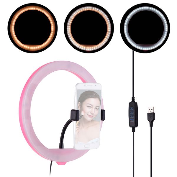 9 inch led ring light dimmable brightness 3200k-5500k color temperature usb powered fill-in light with 3 colors lighting modes
9 inch led ring light dimmable brightness 3200k-5500k color temperature usb powered fill-in light with 3 colors lighting modes