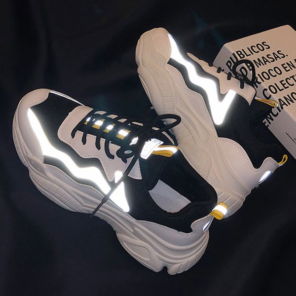 reflective men sneakers fashion men casual shoes breathable men shoes trend male shoes trainers chaussure homme cx200624, Black
reflective men sneakers fashion men casual shoes breathable men shoes trend male shoes trainers chaussure homme cx200624, Black
