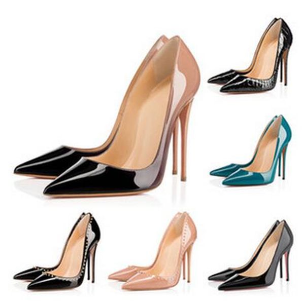 luxury women heels red bottoms pumps high heels black nude pointed toes round red bottom dress wedding shoes 35-42
luxury women heels red bottoms pumps high heels black nude pointed toes round red bottom dress wedding shoes 35-42