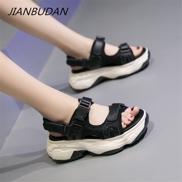 jianbudan high heeled sandals female summer 2020 women thick bottom shoes wedge open toe platform sandals height increasing, Black
jianbudan high heeled sandals female summer 2020 women thick bottom shoes wedge open toe platform sandals height increasing, Black