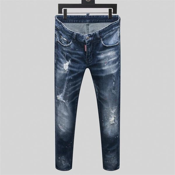 2020 new mens distressed ripped biker jeans slim fit motorcycle biker denim for men fashion designer hip hop mens jeans #55, Blue
2020 new mens distressed ripped biker jeans slim fit motorcycle biker denim for men fashion designer hip hop mens jeans #55, Blue