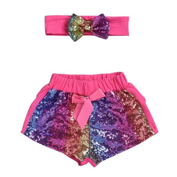 2pcs baby shorts cotton cute baby colorful shining glitter shorts+bow headwear newborn toddler fashion summer clothing, Black
2pcs baby shorts cotton cute baby colorful shining glitter shorts+bow headwear newborn toddler fashion summer clothing, Black
