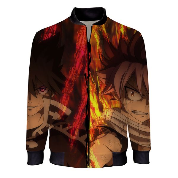 anime fashion jackets fairy tail 3d printed men's casual stand collar zipper bomber jacket trendy streetwear coat male clothing, Black;brown
anime fashion jackets fairy tail 3d printed men's casual stand collar zipper bomber jacket trendy streetwear coat male clothing, Black;brown