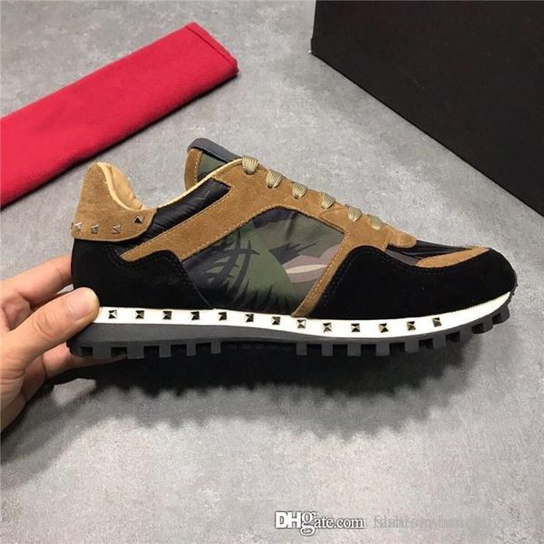 womens camouflage spike sneakers with studs, classic mens designer sneaker casual shoes red bottoms with box size 35-45, Black
womens camouflage spike sneakers with studs, classic mens designer sneaker casual shoes red bottoms with box size 35-45, Black