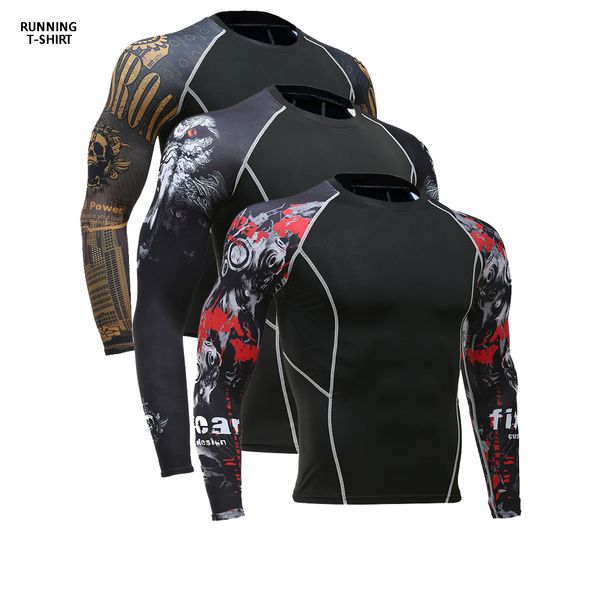 3d print t-shirt men's gym running shirt compression tights breathable long sleeve sports rashguard jersey ing, Black;blue
3d print t-shirt men's gym running shirt compression tights breathable long sleeve sports rashguard jersey ing, Black;blue