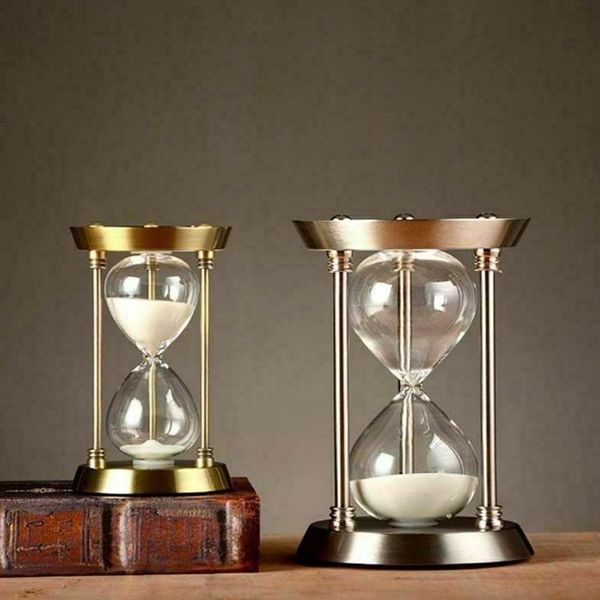 time hourglass european metal hourglass desk restaurant timer borosilicate glass office home decoration
time hourglass european metal hourglass desk restaurant timer borosilicate glass office home decoration