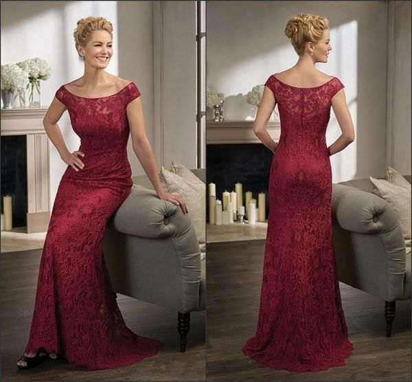 burgundy lace mother of the bride dresses jewel neck mermaid wedding guest dress floor length mother groom gowns, Black;red
burgundy lace mother of the bride dresses jewel neck mermaid wedding guest dress floor length mother groom gowns, Black;red