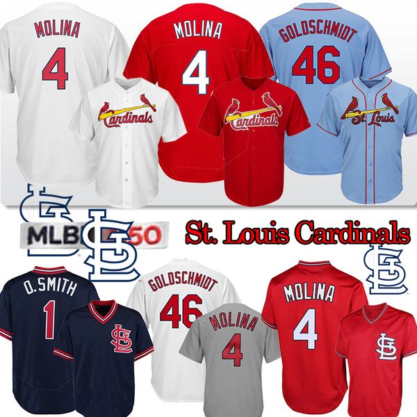 St. Louis Jersey 4 Yadier Molina 46 Paul Goldschmidt 25 Dexter Fowler 150th men Baseball Jerseys
St. Louis Jersey 4 Yadier Molina 46 Paul Goldschmidt 25 Dexter Fowler 150th men Baseball Jerseys