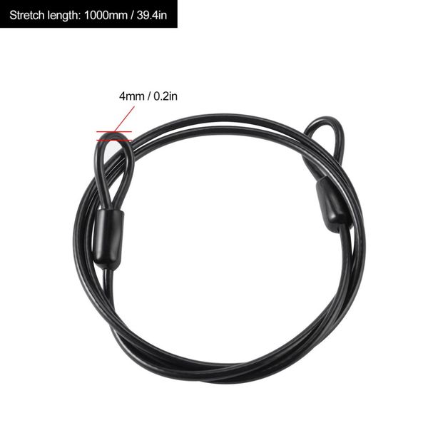 cable steel wire rope 100cm/39'' for outdoor sports bike lock bicycle cycling scooter guard security luggage safety
cable steel wire rope 100cm/39'' for outdoor sports bike lock bicycle cycling scooter guard security luggage safety