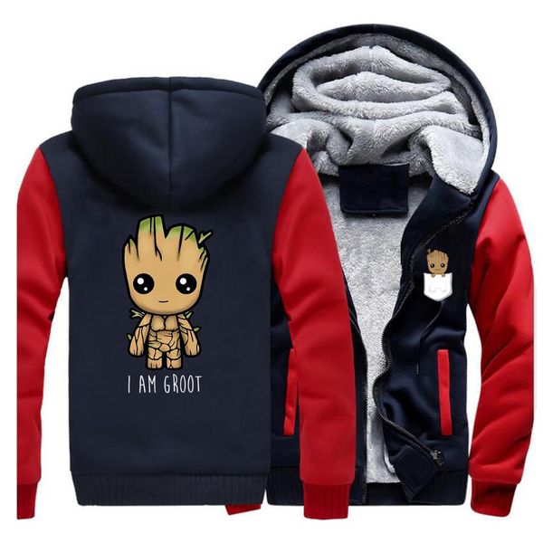 guardians of the galaxy i'm groot funny print sweatshirts zipper plus size hoodies men 2020 winter warm fleece men thicken warm, Black
guardians of the galaxy i'm groot funny print sweatshirts zipper plus size hoodies men 2020 winter warm fleece men thicken warm, Black