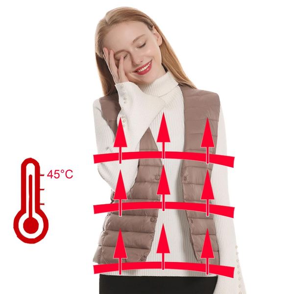 cold-proof heating clothes washable heating electric vest heated jacket, Black;white
cold-proof heating clothes washable heating electric vest heated jacket, Black;white