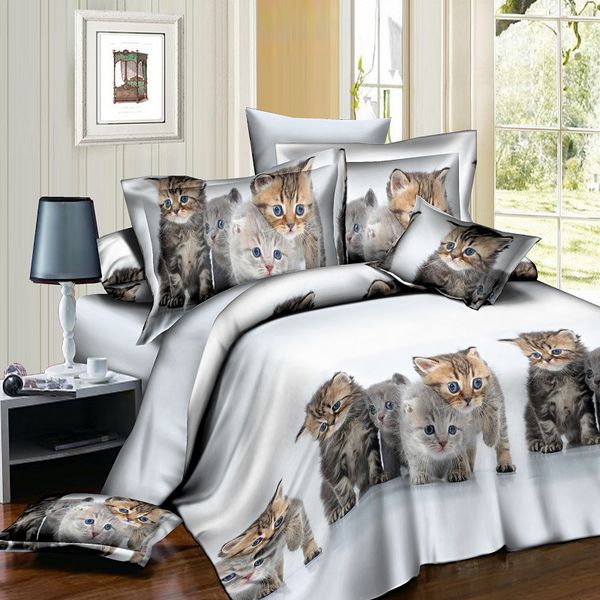 3d cat bed linen 2/3 pcs bedding set bedclothes pillowcases animal pet single king size quilt duvet cover home textiles
3d cat bed linen 2/3 pcs bedding set bedclothes pillowcases animal pet single king size quilt duvet cover home textiles