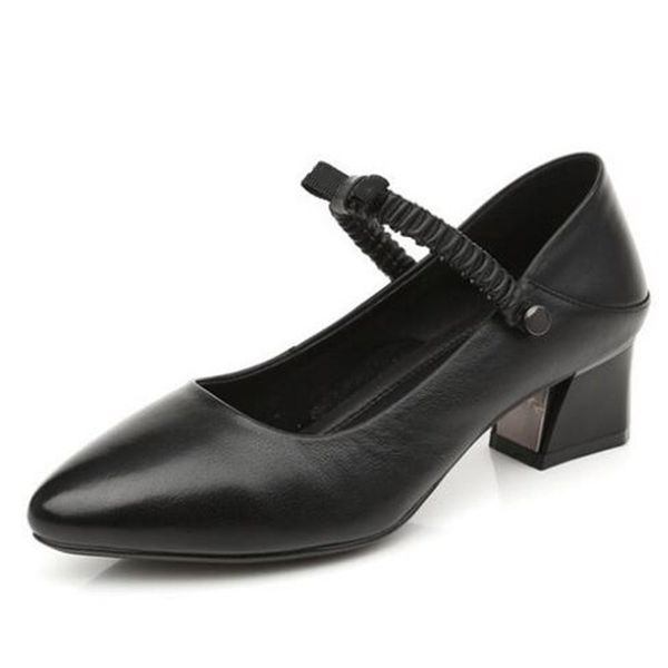 cowhide pointed high heel shoes 2020 spring concise comfort breathable leather shoes fashion charm women, Black
cowhide pointed high heel shoes 2020 spring concise comfort breathable leather shoes fashion charm women, Black