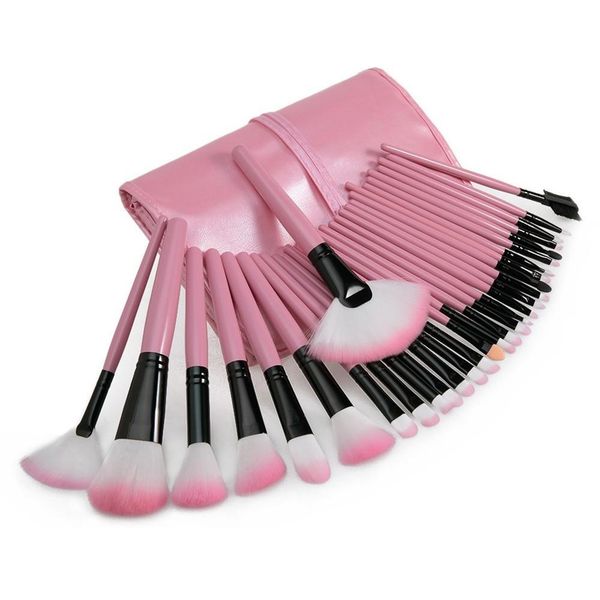 facial make up brushes 32pcs cosmetic makeup brushes set cosmetic brush kit maquiagem goat hair brush with leather cosmetic bag good
facial make up brushes 32pcs cosmetic makeup brushes set cosmetic brush kit maquiagem goat hair brush with leather cosmetic bag good